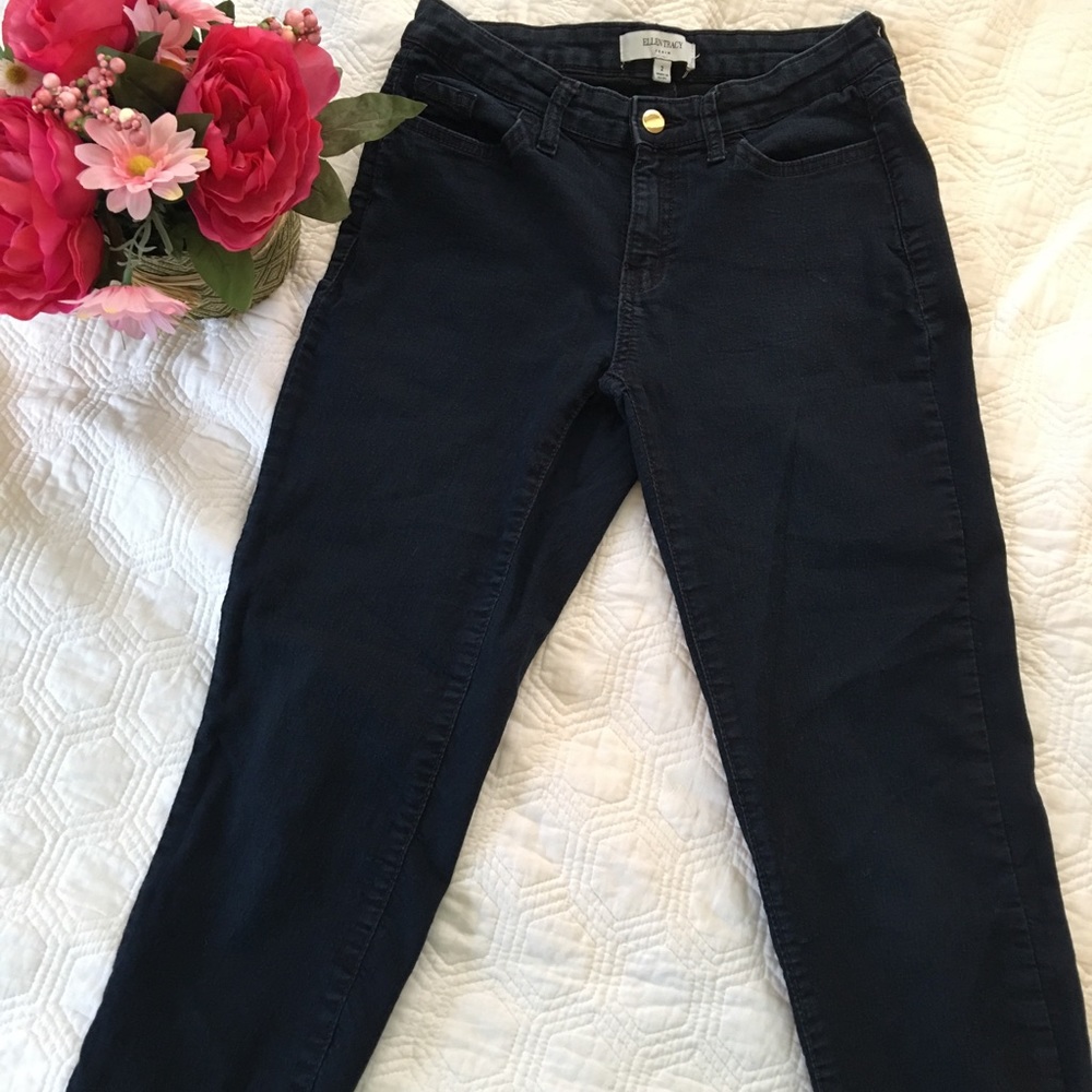 Ellen Tracy | Navy Blue Skinny Stretchy Pants | Size 2